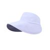 Sunshade Folding Empty Top Cap Sunscreen Double-face Sun Hat Ice Silk High Ponytail Hat  Girls