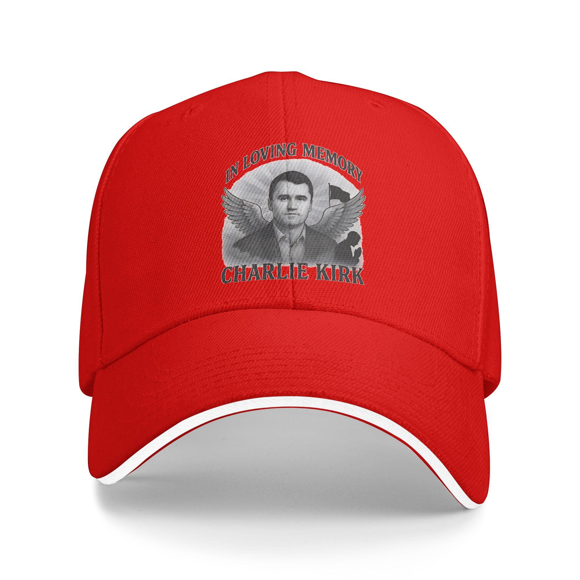 

Official In Loving Memory of Charlie Kirk Merch Baseball Cap Female Male Trucker Hat Breathable Print Gym Baseball Caps Gift One Size