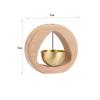 Doorbell Hanging Creative Gift Porch Store Farmhouse Shopkeeper Bells Wood