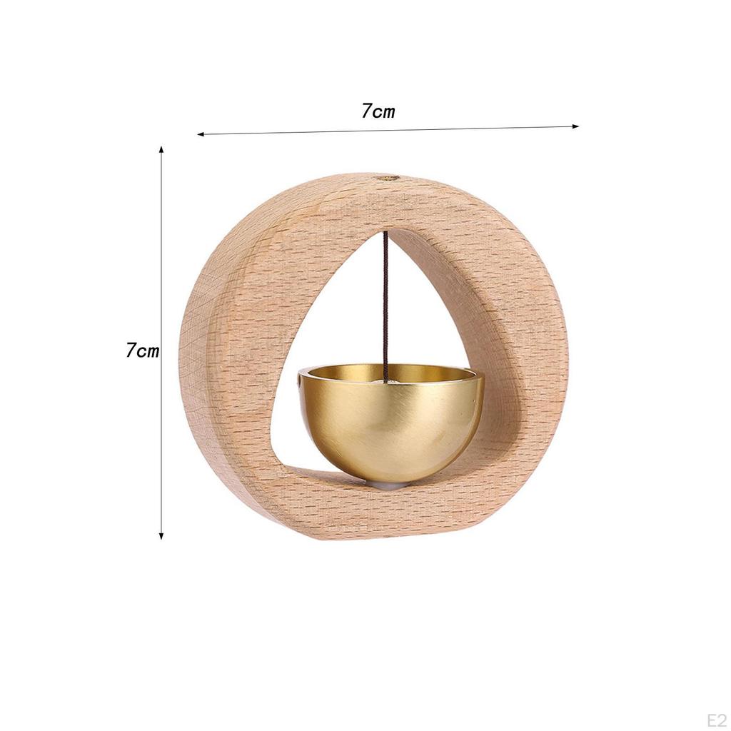 Doorbell Hanging Creative Gift Porch Store Farmhouse Shopkeeper Bells Wood