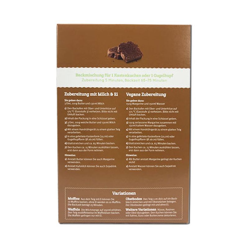Baukhof Chocolate Cake Mix 425g