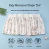 Waterproof Washable Baby Training Skirt, High-Waisted Belly Protection Diaper for Boys & Girls