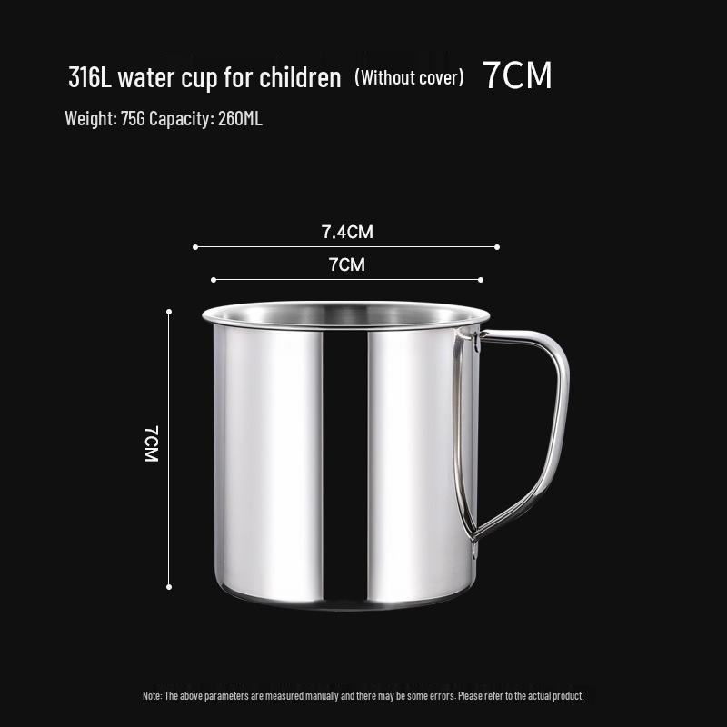 

Детская поилка из нержавеющей стали 316 с крышкой - Противоударная, Пищевая See Details