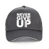Muži Potisk pro volný čas Táta klobouk Nikdy nebudeš chodit sám Nikdy se nevzdávej Dopis Baseballová čepice léto muž se nikdy nevzdává hip hopových čepic