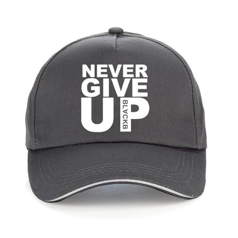 Muži Potisk pro volný čas Táta klobouk Nikdy nebudeš chodit sám Nikdy se nevzdávej Dopis Baseballová čepice léto muž se nikdy nevzdává hip hopových čepic