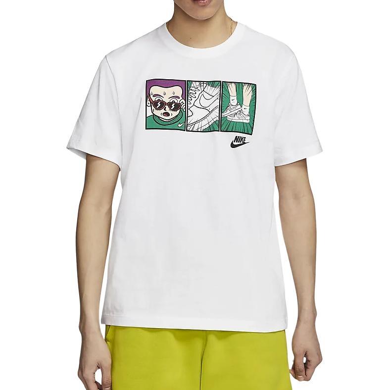 Nike Sportswear Applique T-Shirt 'White' Men's CT6528-100
