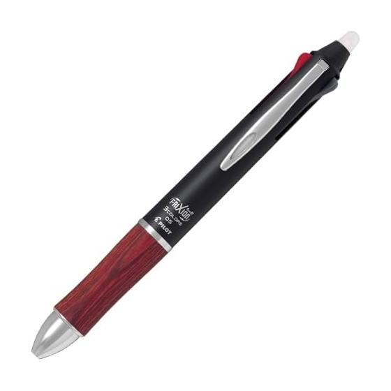 PILOT Ballpoint Pen Frixion Ball 3 Wood 0.5mm Deep Red LKFB2SEFDR