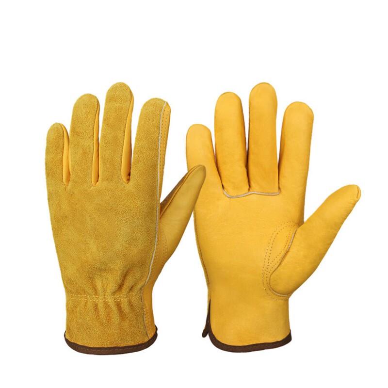 Guanti da Lavoro per Saldatura in Pelle di Mucca Laobaojia