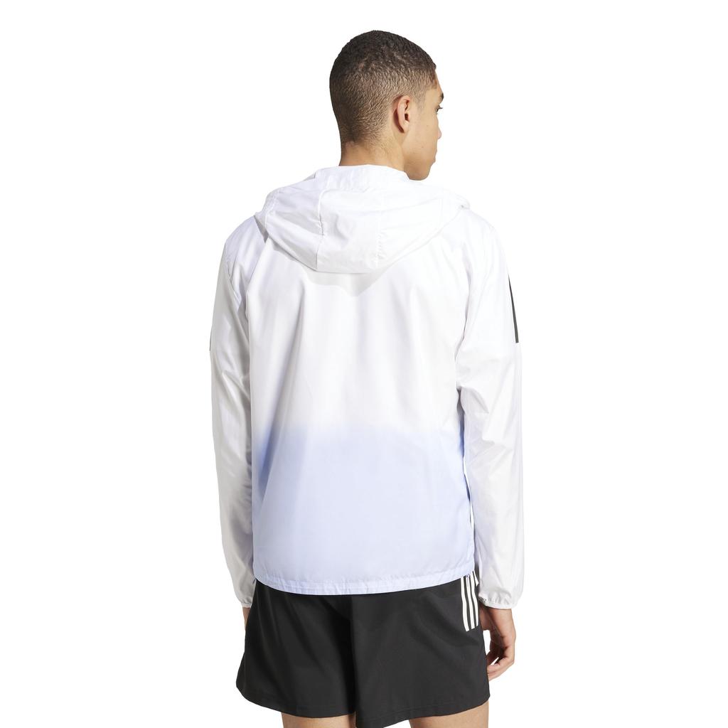 Adidas Own the Run Colorblock Jacket KVL60 Tone Men's White/Violet (JC9892) J/XL