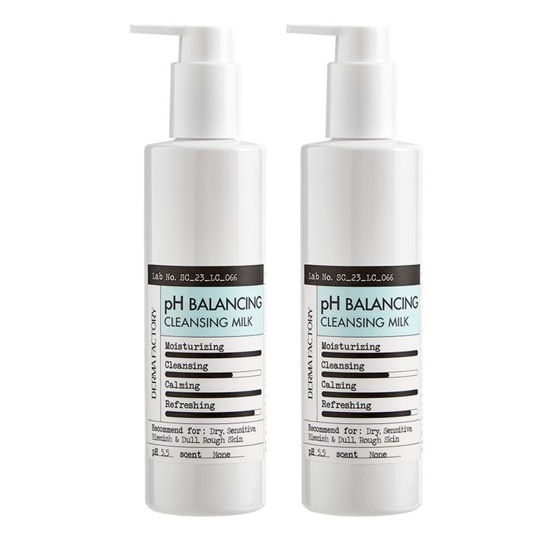 Derma Factory Panthenol pH Balancing Cleansing Milk, 240ml, 2 pcs