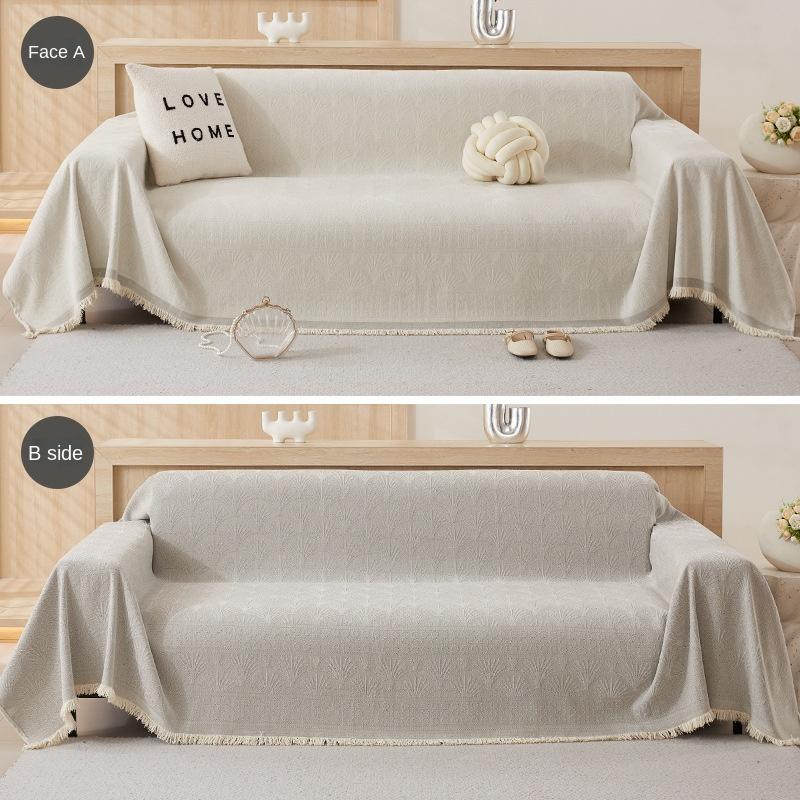 New Modern Simple Sofa Cover with Full Cover Chenille Anti-cat Scratch Sofa Cover Towel Four-season Universal Sofa Towel