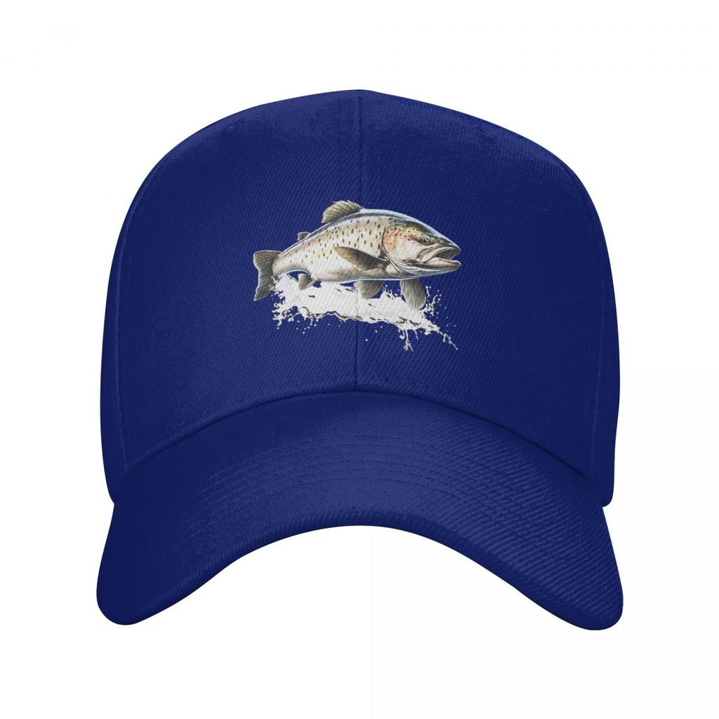 Frische Forelle Fisch Druck Kappe Mode Lässig Baseballkappen Verstellbare Mütze Hip Hop Sommer Unisex Baseballkappen