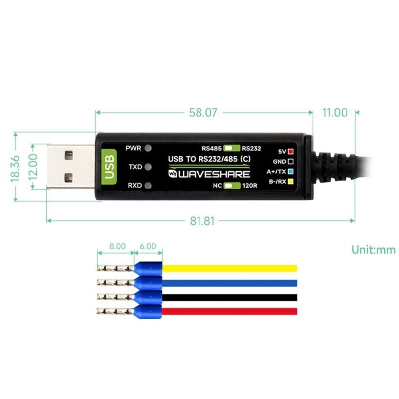 Fast Speed USB to TTLs Serial Converters Cable for 5 with Separated 4pin Header and SH1.0 3PIN Connectors