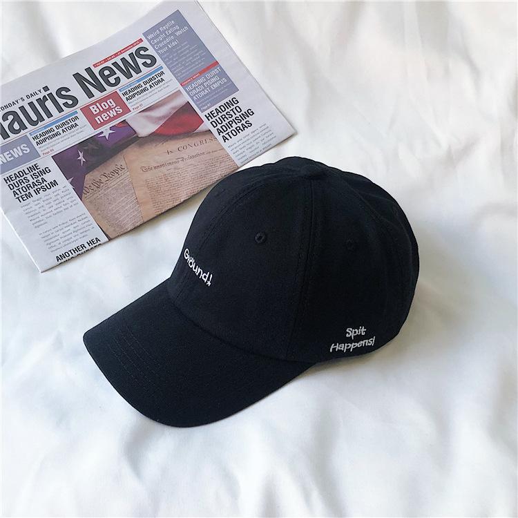 

Летняя корейская версия мужской бейсболки с вышивкой букв, уличная бейсболка, студенческая защита от солнца, бейсболка с мягким верхом Adjustable