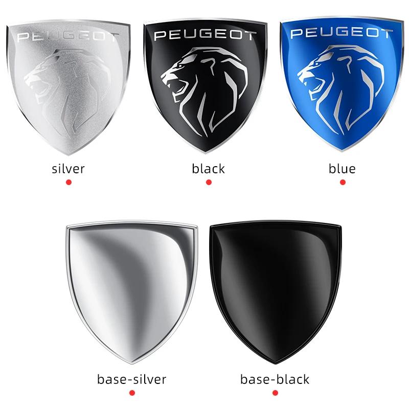Car Sticker 3D Metal Badge Trunk Body Window Side Decoration for Peugeot 408 4008 308 3008 Rifter 5008 508 2008 208 301 RCZ 407 HGH3