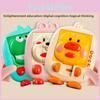 Baby Puzzle Toy Plastic Sliding Duck And Rabbit Appearance Block For Kids Ages 3 To 5