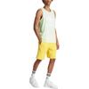 Adidas Originals Adicolor Series Elastic Waist Striped Logo Print Casual Shorts Men Shorts Yellow IS0616