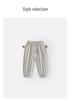 Baby Cotton Open Crotch Summer Pants – Breathable, Cuffed, Anti-Mosquito Style for Boys and Girls.