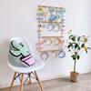 Bow Organizer for Girls Hair Bows Headband Holder Hanging Bow Storage Organizer Rack Wood Bow Holder Wall Mounted Hair