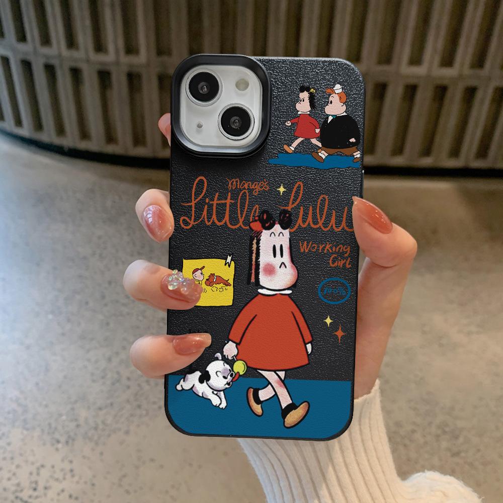 Japanese Ins Cartoon Animation Character for Apple 16 Mobile Phone Case for IPhone15 New 14plus Female 12/14