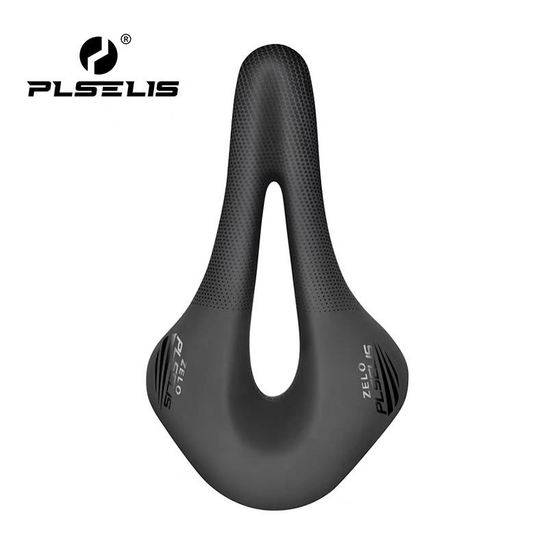 Pselis Hollow Breathable Bike Saddle Non-slip Shock Absorbing Road Bicycle Seat