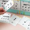 Rhythm Flashcard Note Training Card Piano Rhythm Training Cards Music Teaching Props Music Rhythm Learning Tools