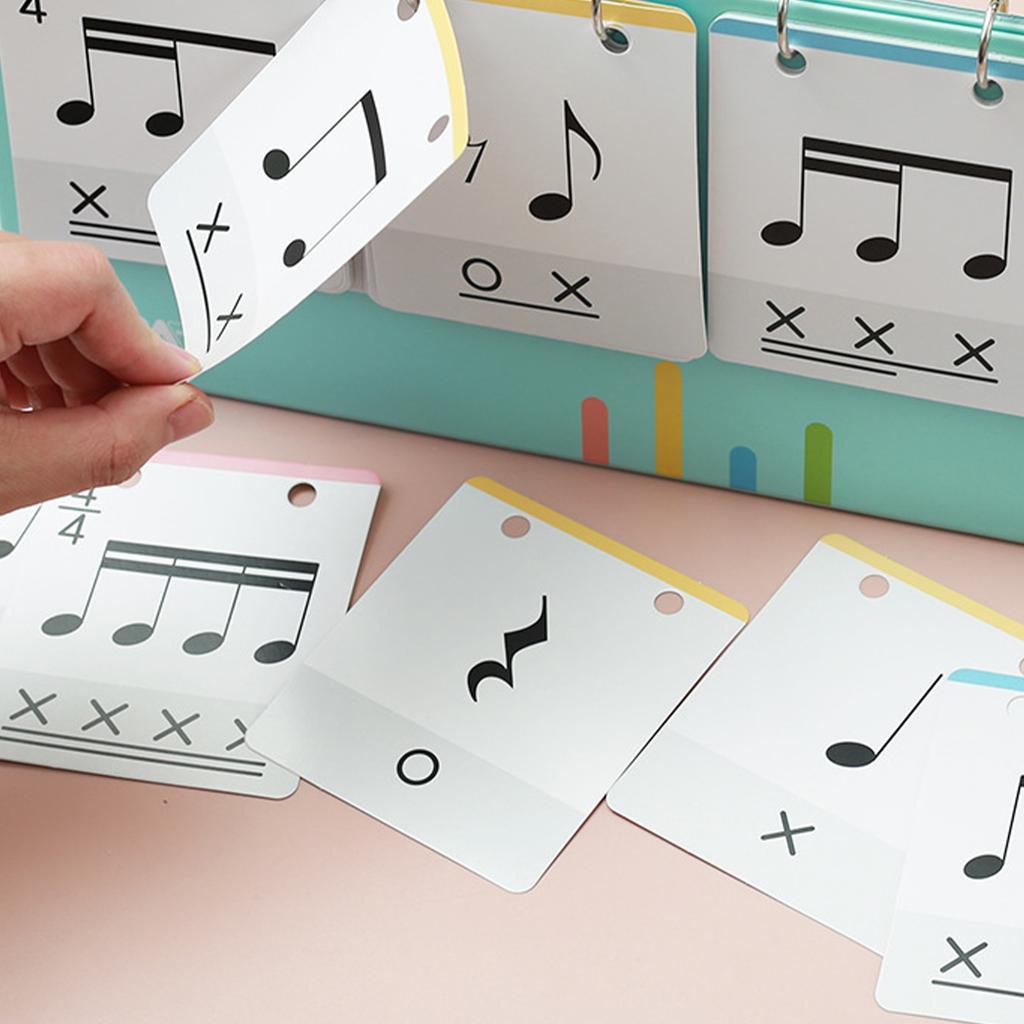 Rhythm Flashcard Note Training Card Piano Rhythm Training Cards Music Teaching Props Music Rhythm Learning Tools