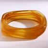 Transparent European & American Retro Resin Irregular Polygon Bracelet - Bold and Unique Hand Jewelry