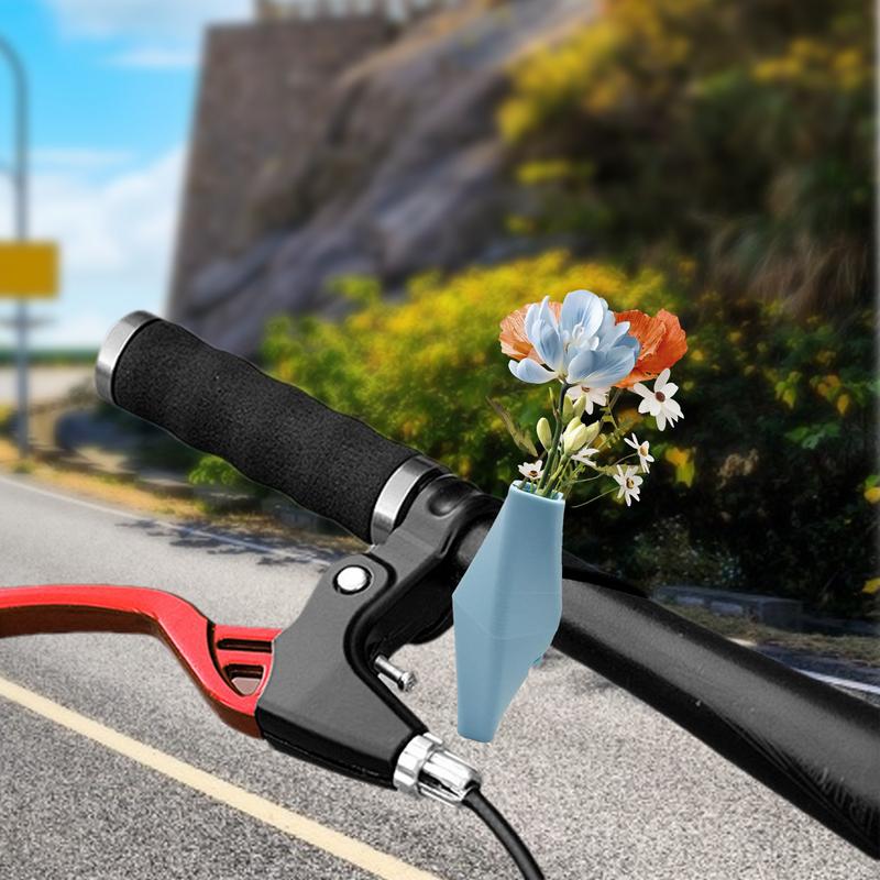 Cykelblomvas För Styret Liten Blomvas Styreutsmyckning Cykelstyre Cykelplanterare Cykeldekor Avtagbar