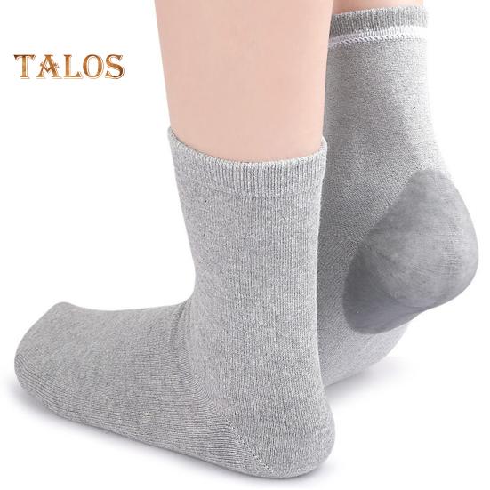 Șosete hidratante cu gel pentru tratament pentru picioare Șosete pentru echipaj din silicon pentru femei, spa, pedichiură, șosete pentru îngrijirea călcâielor uscate crăpate