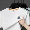 Men's O-Neck Short Sleeve T-Shirt Summer Arrival Exquisite Badge Print Fashion Leisure Commute Trend Men's Wear