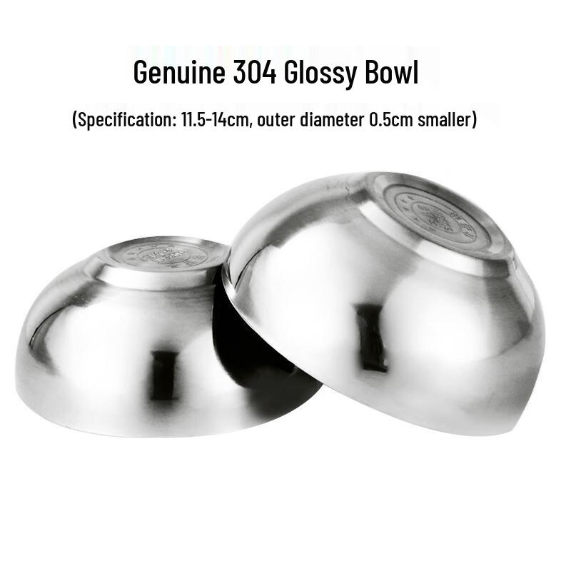 LIJIA FITMENT Двухслойные суповые миски из нержавеющей стали 304 с крышками (10-Pack)