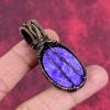 Charoite Pendant Copper Wire Wrapped Pendant Real Gemstone Pendant Handmade Pendant Wire Wrap Charoite Jewelry Gifts for Mom Antique Jewelry