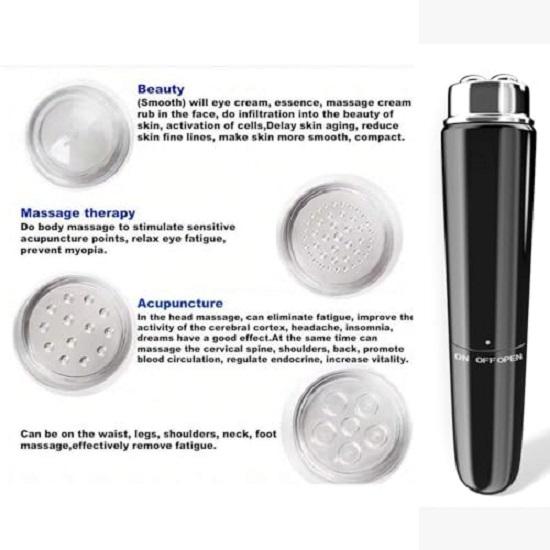 Vibrations-Gesichtswerkzeuge, Gesichtsmassagegerät, Hydrafacial-Maschinen-Therapie-Schönheitsgerät, Ultraschall 4 in 1 Gesichtsmassagegerät