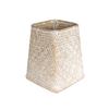 Straw Garden Flower Pot Handmade Sundries Organizer Rattan Plant Box Basket
