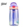 Anti Choking Training Bottle for Kids Cartoon Sippy Cup 470ml Water with Straw Adjustable Strap Pop Up Cup Outdoor Activities Lid Flip Top