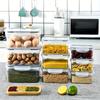 Contenitori Alimentari in Plastica - Ermetici, Adatti al Congelatore, Riutilizzabili, Scatole Multiuso per la Conservazione in Cucina, Adatti per Frutta, Verdura