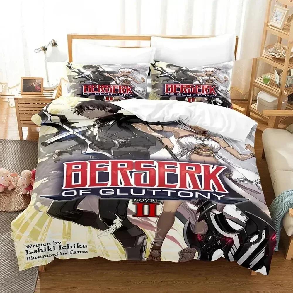 Comforter 3D Print Anime Berserk Bedding Set For Bedroom Soft Modern S Comefortable Kids And