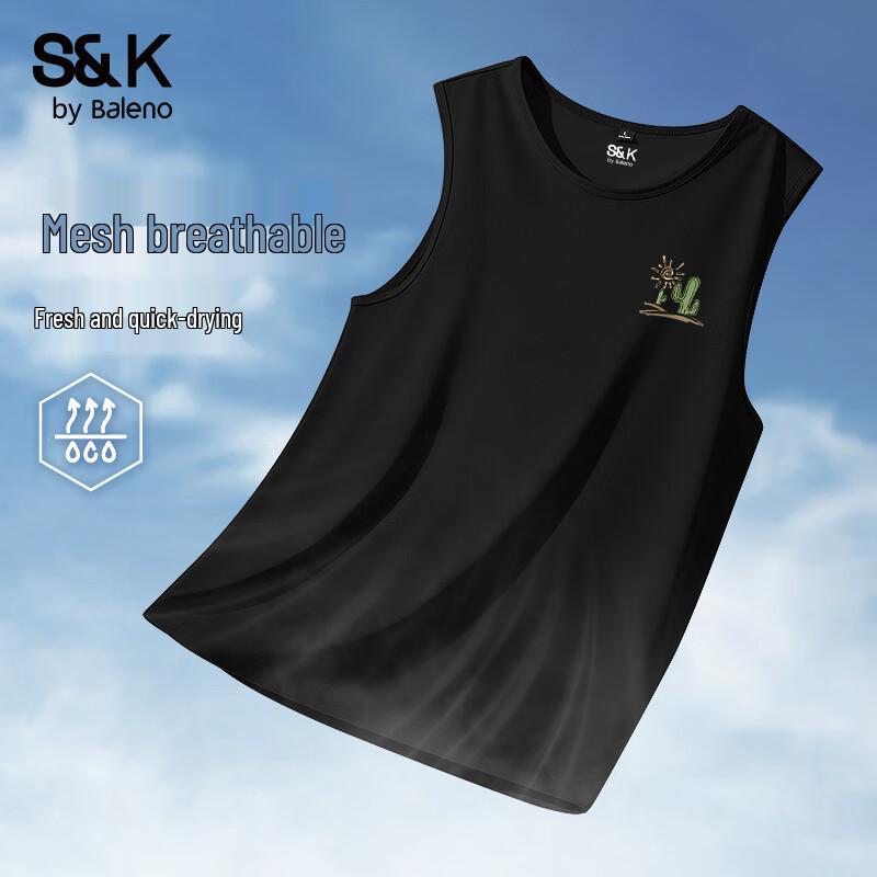 Baleno Men s S&K Ice Silk Mesh Sports Vest 3XL