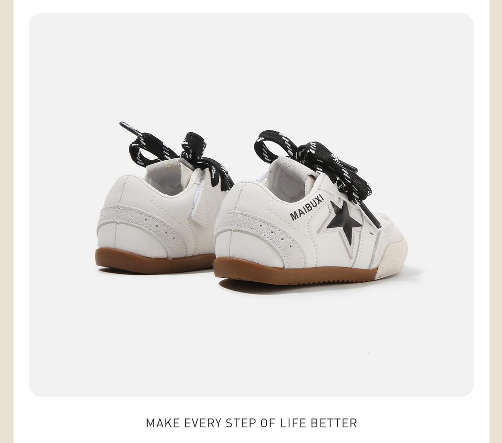 Spring 2026 Baby's First Walker Soft Sole Shoes - Non-Slip Casual Skate Shoes for Boys & Girls