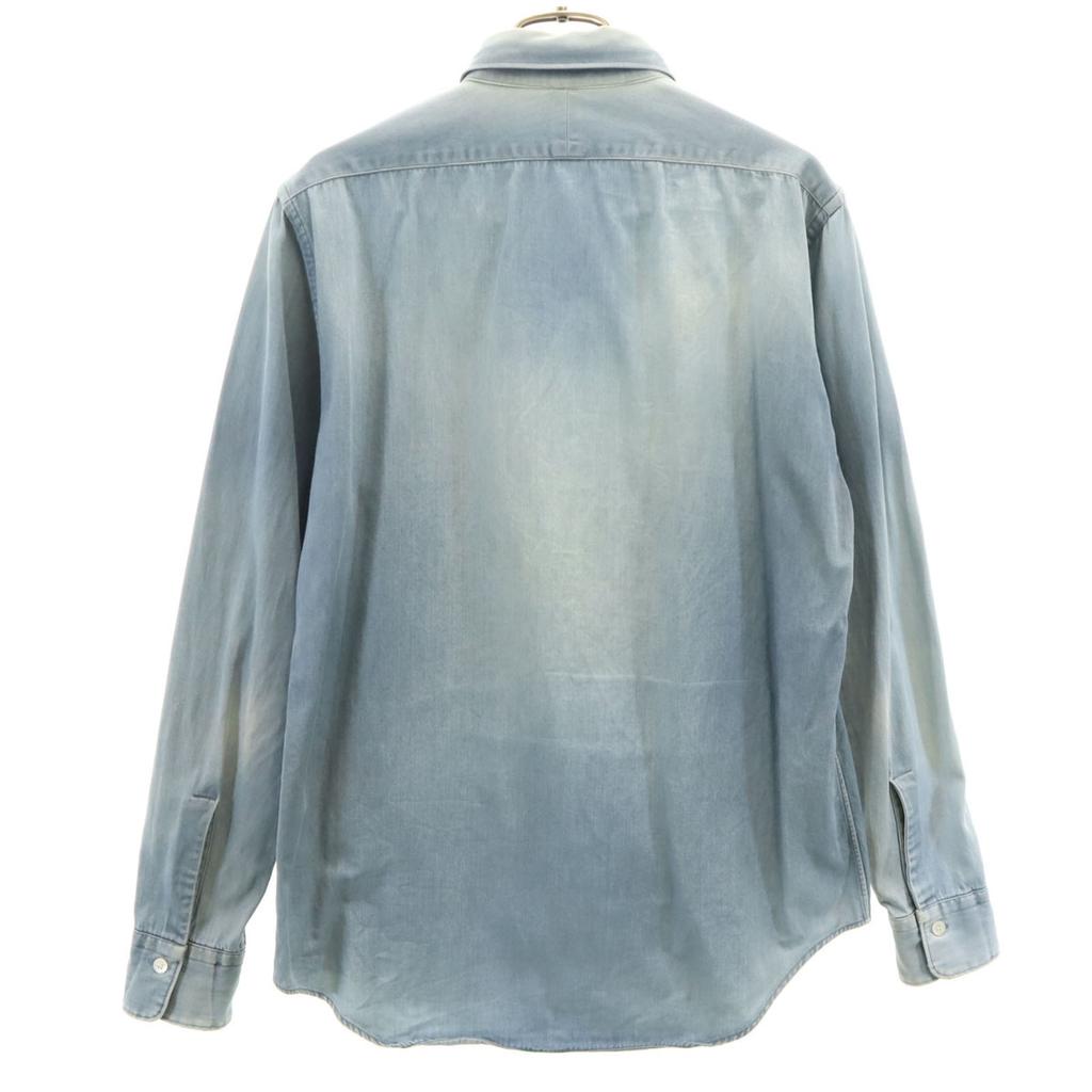 N.HOOLYWOOD made in Japan Long sleeve Chambray shirt 38 Navy system Men's Used