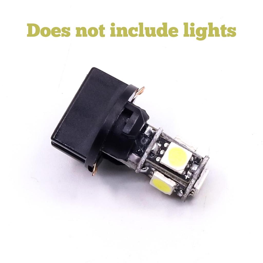 Aoling T10 Socket, T10 Bulb Socket, T10 Light Socket Converter, Car Light Bulb Replacement, Processing, Expansion, 10pcs