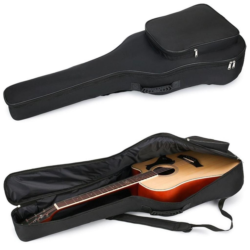 CHASO Gitarrentasche für Akustikgitarren Softcase mit Taschen mit großer Kapazität 41-Zoll-Gitarren,