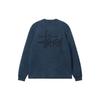 Stussy FW22 Letter Print Crewneck Pullover Long Sleeve Sweatshirt Men sweatshirt 1140336