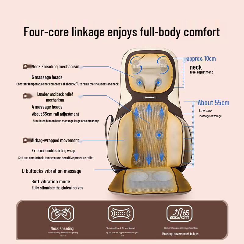 Panasonic Full Body Massage Cushion & Foot Massager