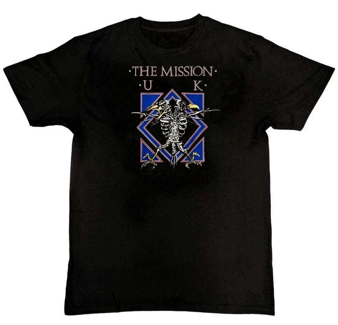 New! The Mission Band UK Graphic Print Unisex Mens 100% Cotton T-shirt Mens Tees Top 2XL