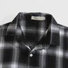 Camicia a quadri a maniche lunghe da uomo: Giacca Stile Coreano Primavera/Autunno 2021 - Trendy e Bello