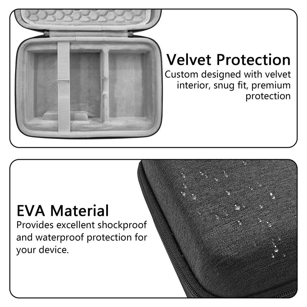 Musiin Audio Interface Tragetasche Kompatible Hartschalen-Reisetasche für Apollo Twin X DUO Gen 2QUAD Gen 2 (Dunkelgrau)