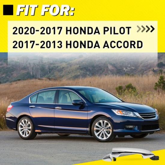 Exterior Outer Outside Door Handle For 2013-2017 Accord Honda Front Left Right