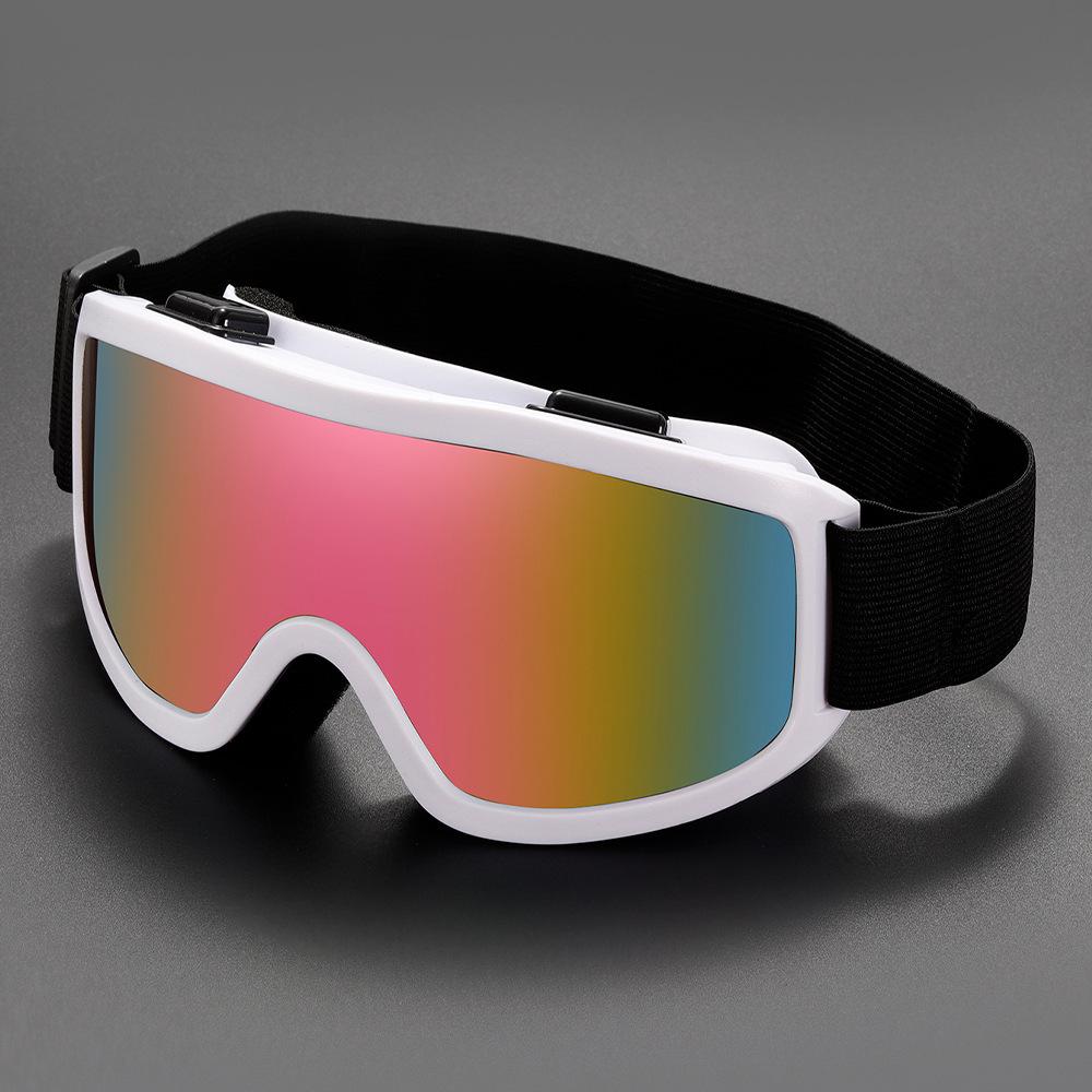 Anti-Fog Large Frame Ski and Mountaineering Goggles - Windproof, Sandproof, Universal Fit